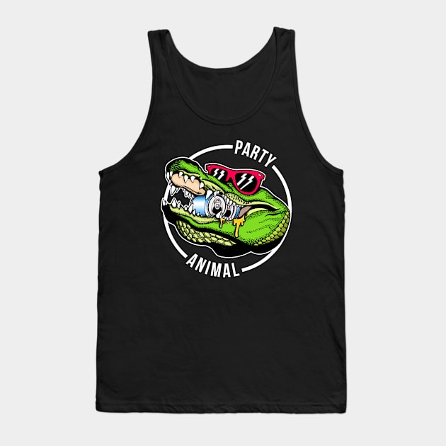 Party Animal Tank Top by Ghoul_Jerk